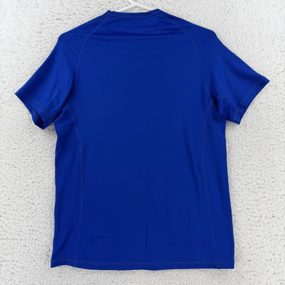 Polo Ralph Lauren Shirt Mens Medium Blue Short Sleeve Performance Athletic Top